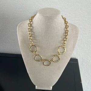 Beautiful Gold Ring Fashion Necklace